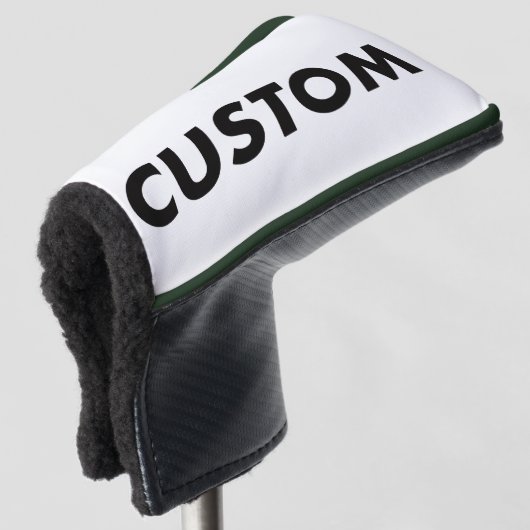F. GREEN Piping Custom Golf Putter Headcover Blank (3/4 Vorderseite)