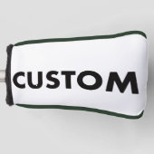 F. GREEN Piping Custom Golf Putter Headcover Blank (Vorderseite)