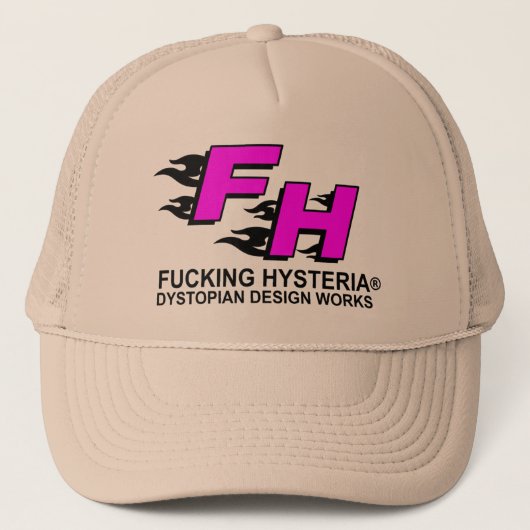 F_H FLAME TRUCKER TRUCKER HAT (ERDE) TRUCKERKAPPE (Vorderseite)