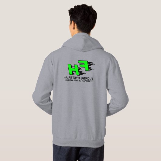 F_H ''REFLECTION'' HOODIE (Schwarz voll)