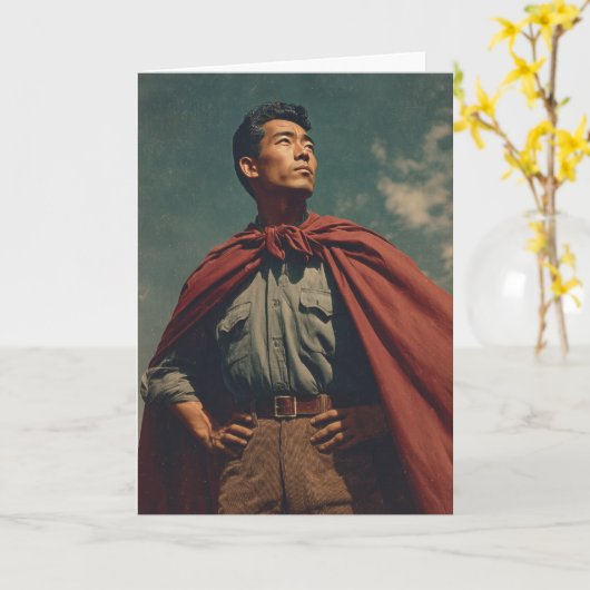 F) Hero-Vater Karte (Gelbe Blume)