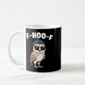 F-hoo-f Funny Bird Meme Graphic Kaffeetasse (Links)