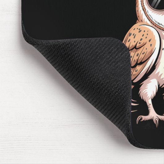 F-hoo-f Funny Bird Meme Graphic Mousepad (Ecke)