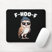 F-hoo-f Lustiger Vogel Meme Grafik Mousepad (Mit Mouse)