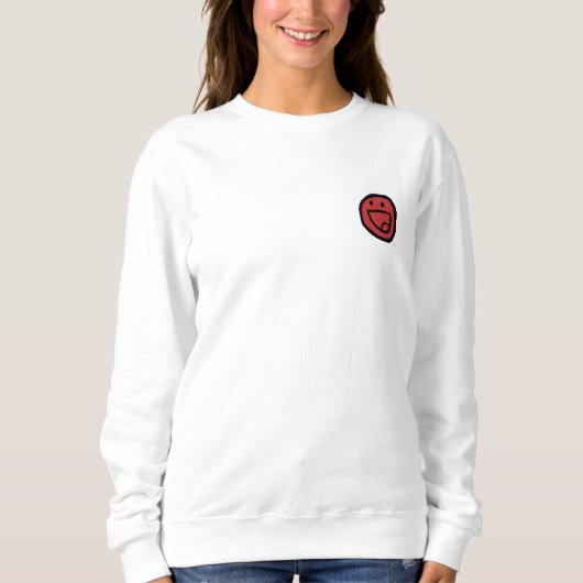 F.I.O. “Happy Emoji” Sweatshirt Light (Vorderseite)