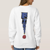 F.I.O. “Happy Emoji” Sweatshirt Light (Rückseite)