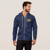 F.I.O. “King Of Pain” Sweatshirt Jacket Dark  (Vorne ganz)
