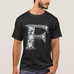 "F"-Imitate - T - Shirt "Diamant Bling"