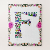 F Initial Gem Design Puzzle (Vertikal)