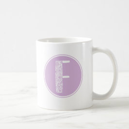F Initialfloral Monogramm Kaffeetasse
