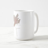 F ist für Blume Kaffeetasse (VorderseiteRechts)