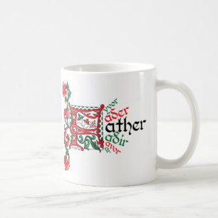 F ist für die Tasse des Vaters