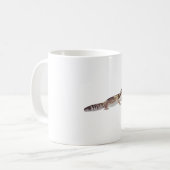 F ist für Fat Tail Gecko Kaffeetasse (Vorderseite Links)