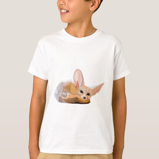 F ist für Fennec Fox T-Shirt (Vorderseite)
