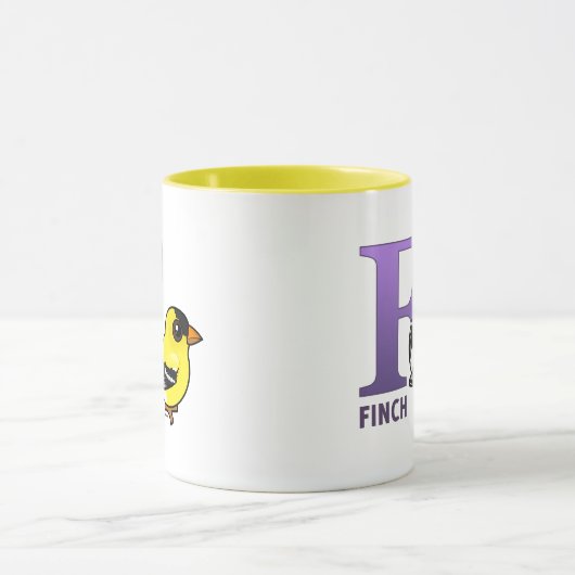 F ist für Finch Tasse (Zentrum)