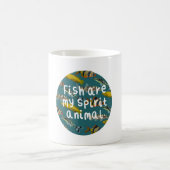F ist für Fisch Kaffeetasse (Mittel)