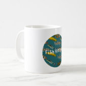 F ist für Fischhalter Kaffeetasse (Vorderseite Links)