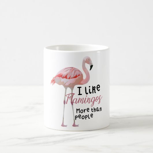 F ist für Flamingo Kaffeetasse (Mittel)
