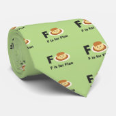 F ist für Flan Krawatte (Gerollt)