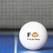 F ist für Flan Tischtennisball (Netto)
