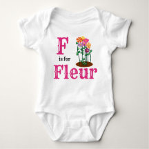 F ist für Fleur-Mädchenname