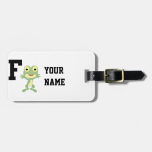 F ist für Frogman Gepäckanhänger