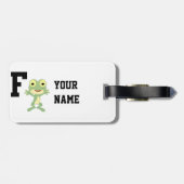 F ist für Frogman Gepäckanhänger (Rückseite horizontal)