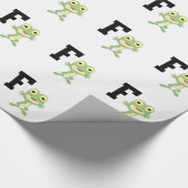 F ist für Frogman Geschenkpapier (Ecke)