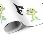 F ist für Frogman Geschenkpapier (Rolleneckpunkt)