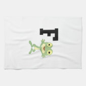 F ist für Frogman Geschirrtuch (Horizontal)
