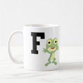 F ist für Frogman Kaffeetasse (Links)