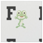 F ist für Frogman Stoff (Nahaufnahme)