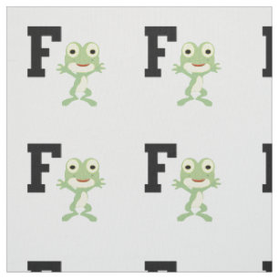 F ist für Frogman Stoff