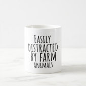 F ist für Nutztiere Kaffeetasse (Mittel)