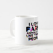 F ist für Nutztiere Kaffeetasse (Vorderseite Links)