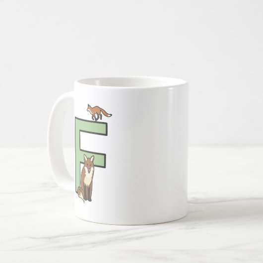 F ist für ...personalisiert kaffeetasse (Vorderseite Links)