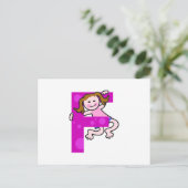 F ist für postkarte (Stehend Vorderseite)