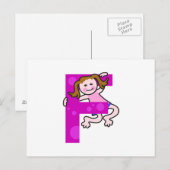 F ist für postkarte (Vorne/Hinten)