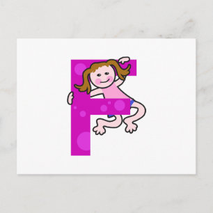 F ist für postkarte