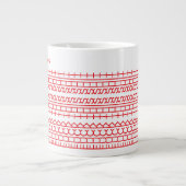 F**k Diese versteckte Meldung 144BR Funny Office Jumbo-Tasse (Vorderseite)