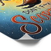 F**k nicht mit aufsteigendem Skorpio Poster (Ecke)