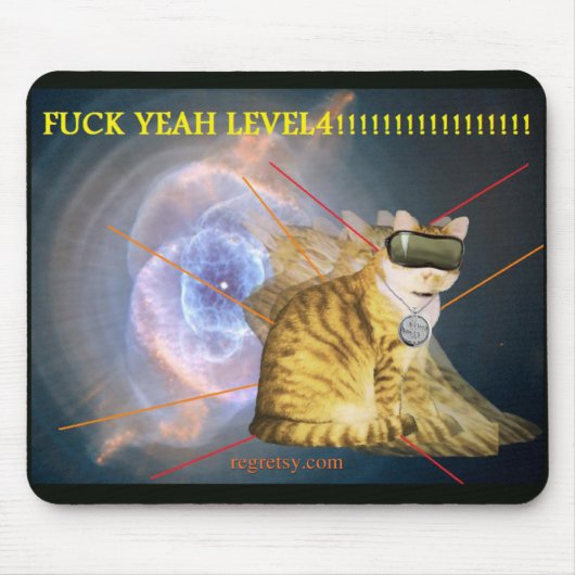 F--k Niveau 4 Mousepad ja (Vorne)