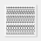 F**k This Shit-Hidden Message 144BW Funny Novelty Magnet (Vorne)