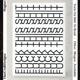 F**k This Shit-Hidden Message 144BW Modern Unusual Magnet