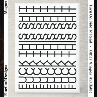 F**k This Shit-Hidden Message 144BW Modern Unusual Magnet