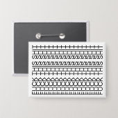 F**k This Shit-Hidden Message 144BW Unusual Funny Button (Vorderseite/Rückseite)