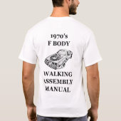 F-KÖRPER-GEHENDES VERSAMMLUNGS-HANDBUCH T-Shirt (Rückseite)