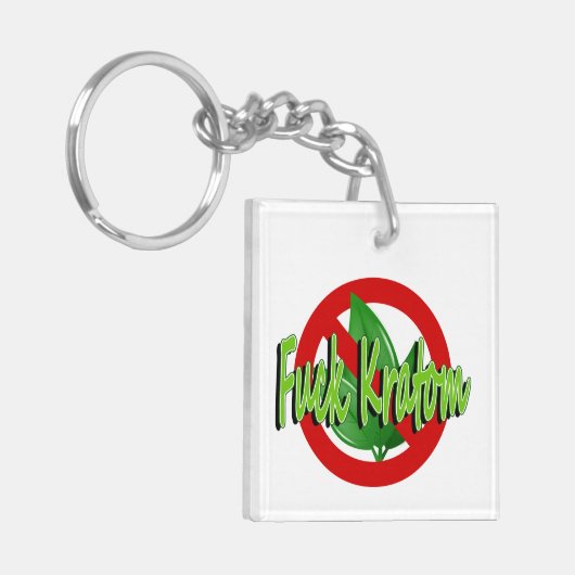 F Kratom Schlüsselanhänger (Vorderseite links)