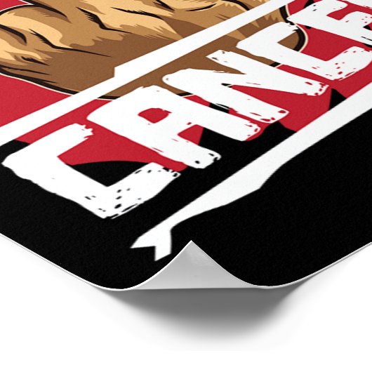 F Krebs-Chemo-Krankheit Poster (Ecke)