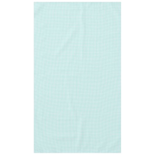 F & L Aqua Gingham Tischdecke (Vorderseite)
